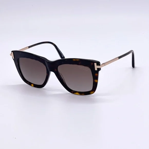 NEW TOM FORD DASHA POLARIZED WOMEN’S SUNGLASSES TF822 52H EYEWEAR FT0822/S - Picture 7 of 10